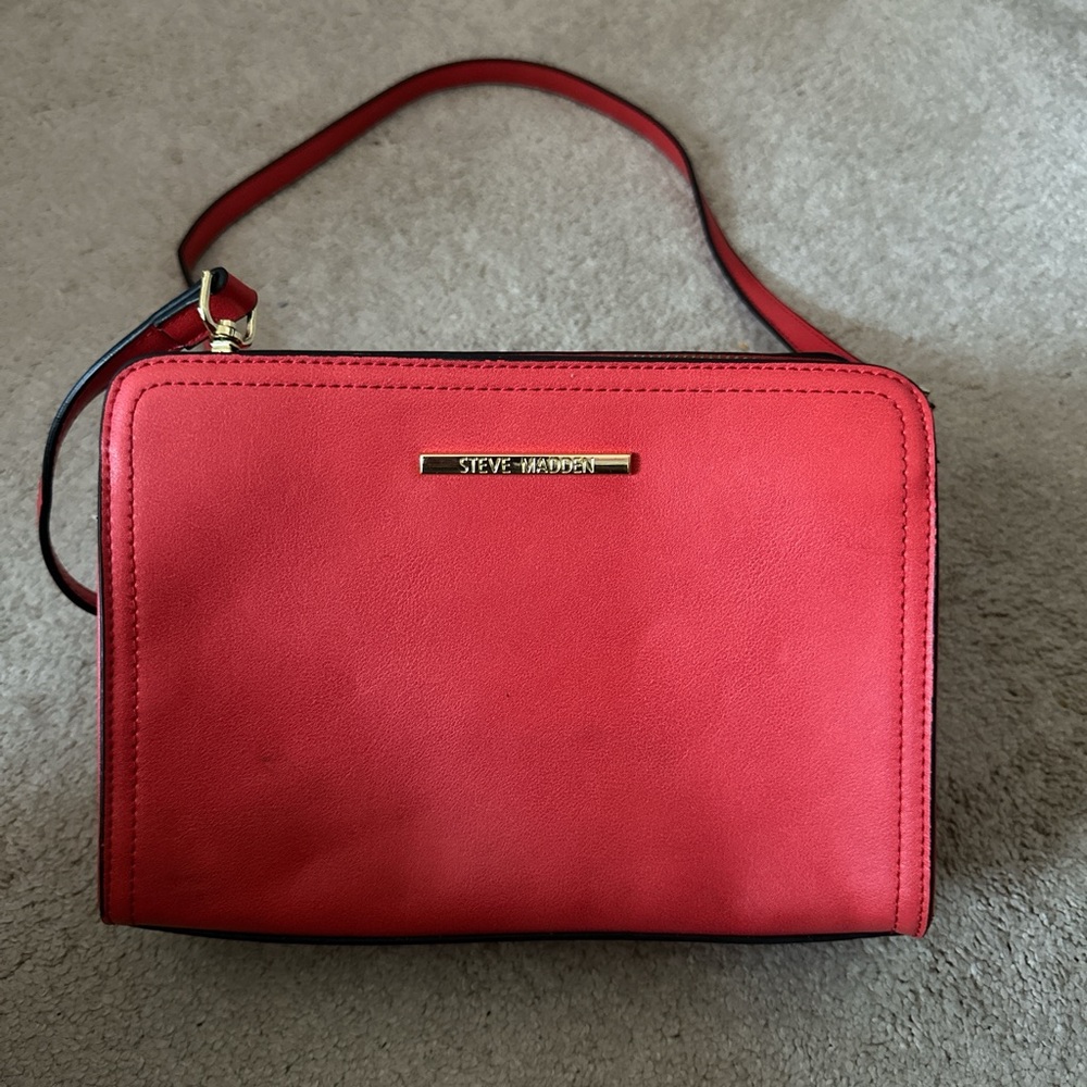 Steve Madden Vibrant Red Clutch
